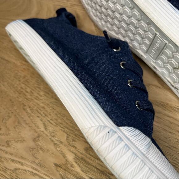 TRETORN Meg 2.0 Denim Low Top Sneakers Slip On Blue Casual Shoes Women’s 8.5 - Picture 9 of 13